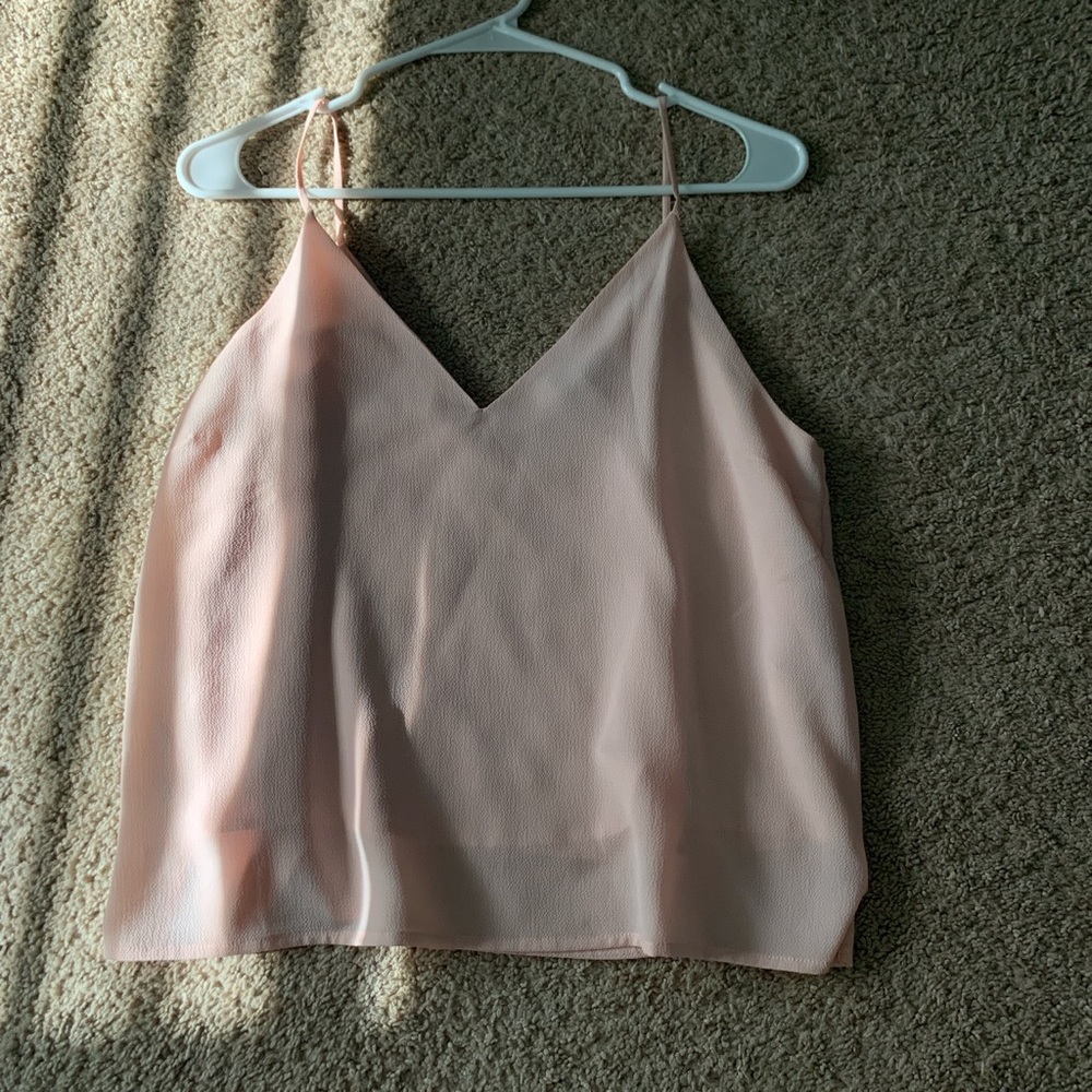soft pink blouse